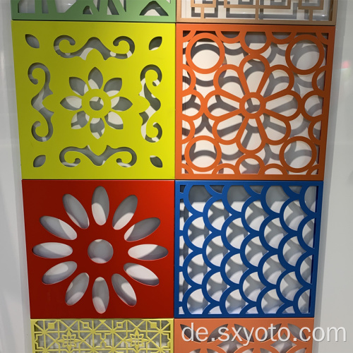 Bestseller Verschiedene Designs Aluminium Perforated Sheet